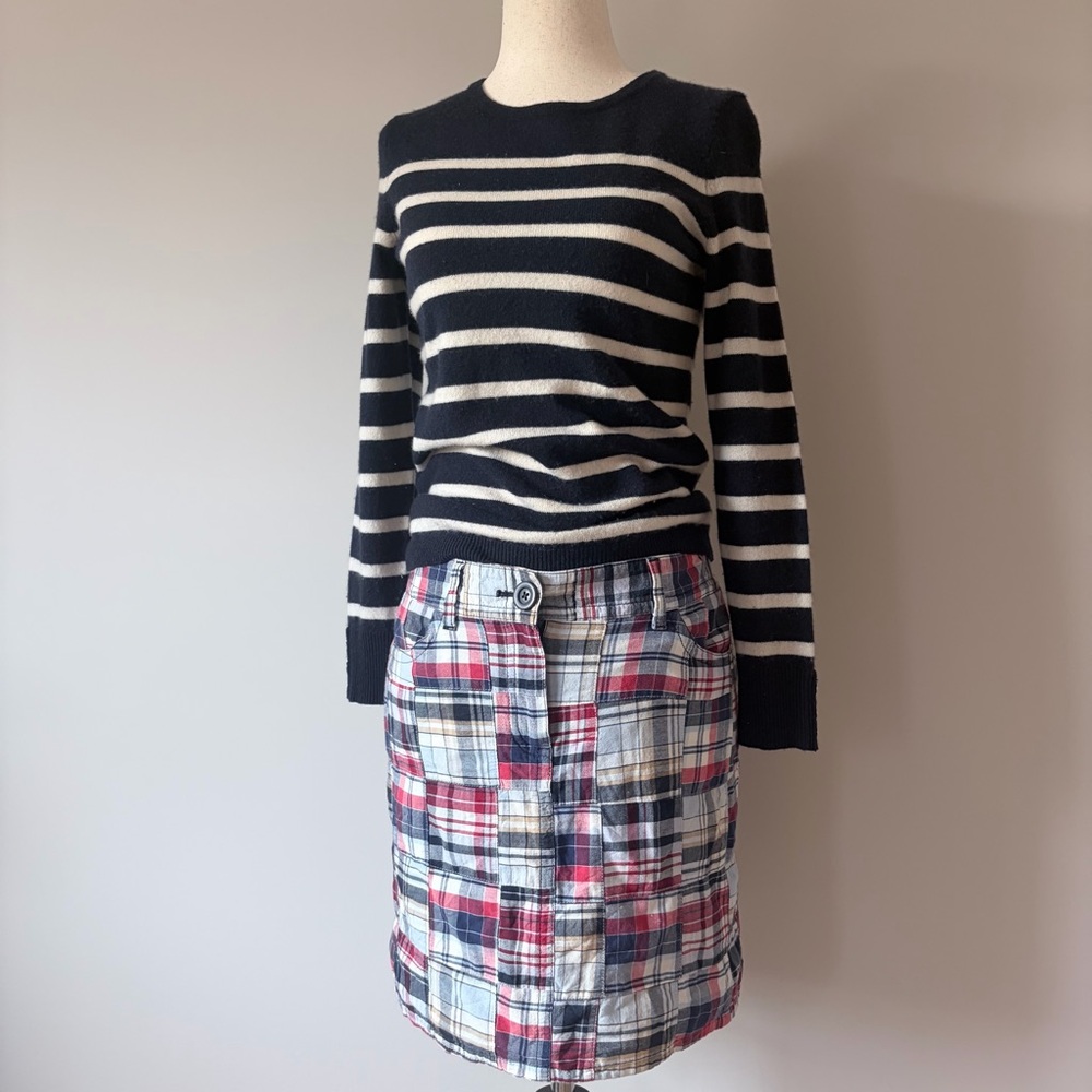 Vintage Madras Patchwork Mini Skirt - Picture 5 of 5